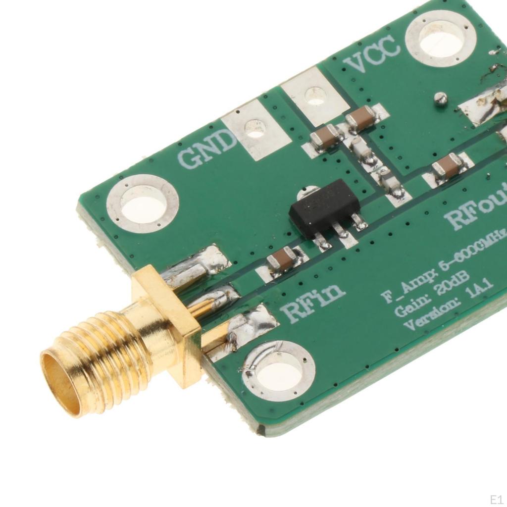 RF Wideband Amplifier Low-Noise LNA Board Module 50-4000MHz 125MA for FM HF Vhff/