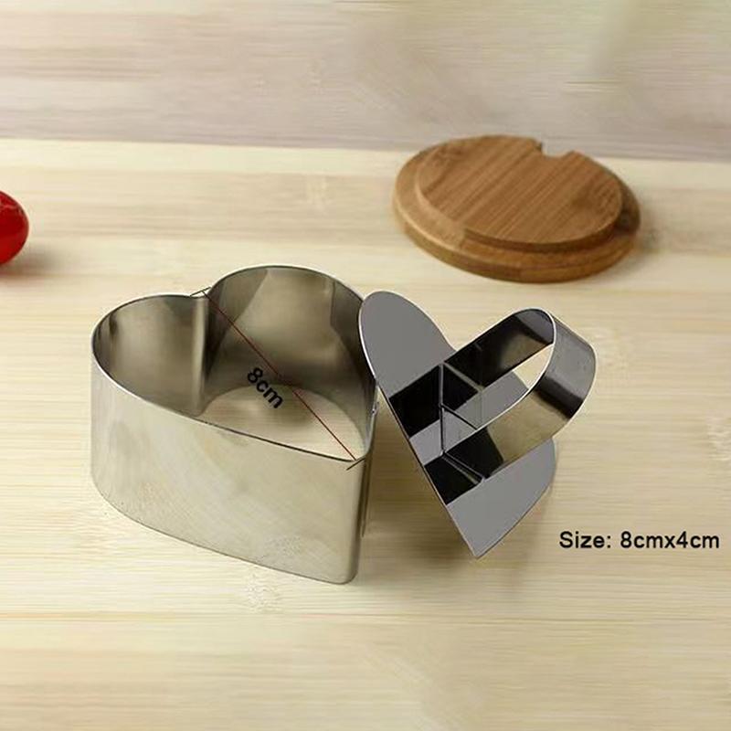 Forma do ciasta DIY Stal nierdzewna Narzędzia do dekoracji Okrągły Srebrny Pierścień Krajalnica Nożyk Ręczny Do Pieczenia Akcesoria do Dekoracji Ciasta