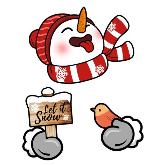 Christmas Decorations Set Santa Claus Elk Snowman Peeking Garden Yard Decorations Outdoor