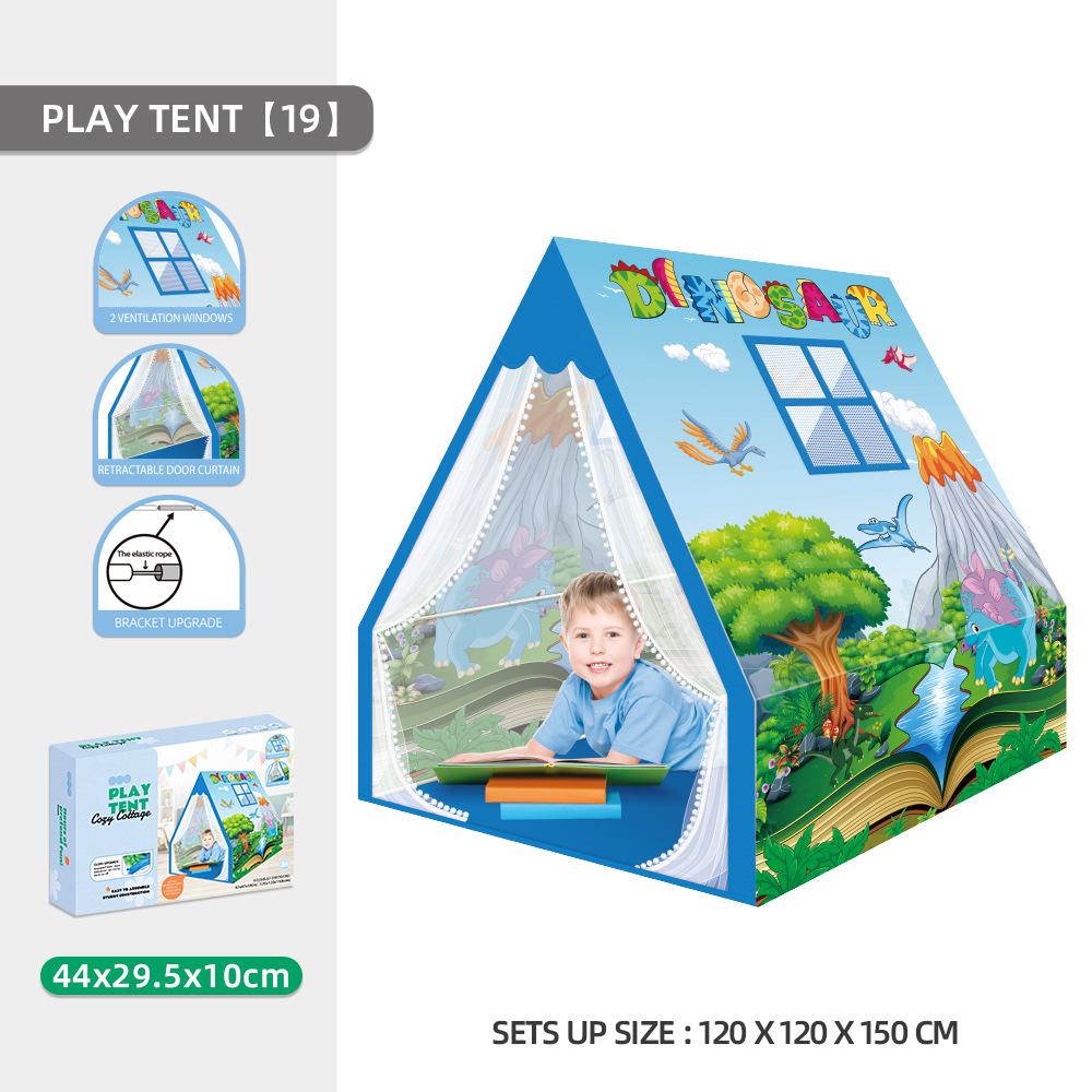 

Детская палатка-домик для дома, большая игрушка, 6-10 лет, детская игровая палатка, игрушка синий