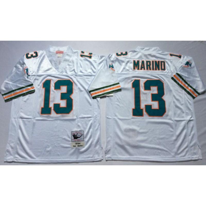 Miami Dolphins NFL Retro Jersey 13 Dan Marino Hall Of Fame Limited Edition Rugby Fan Apparel