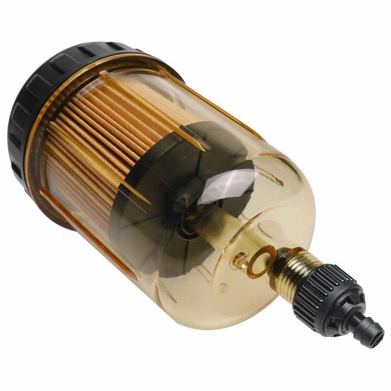 S3213 Fuel Water Separating Filter 35-60494-1 for Outboard Motor 10 Micron Filter with 3/8 Inch NPT Port 802893Q01