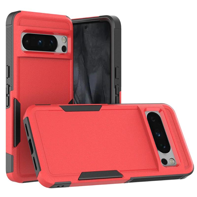 2IN1 Rugged Heavy Duty Armor Case for Google Pixel 9A 9 Pro XL 8A 7A 6A 8 7 6 Pro 5G PC+TPU Shockproof Protector OTT-B Cover Box