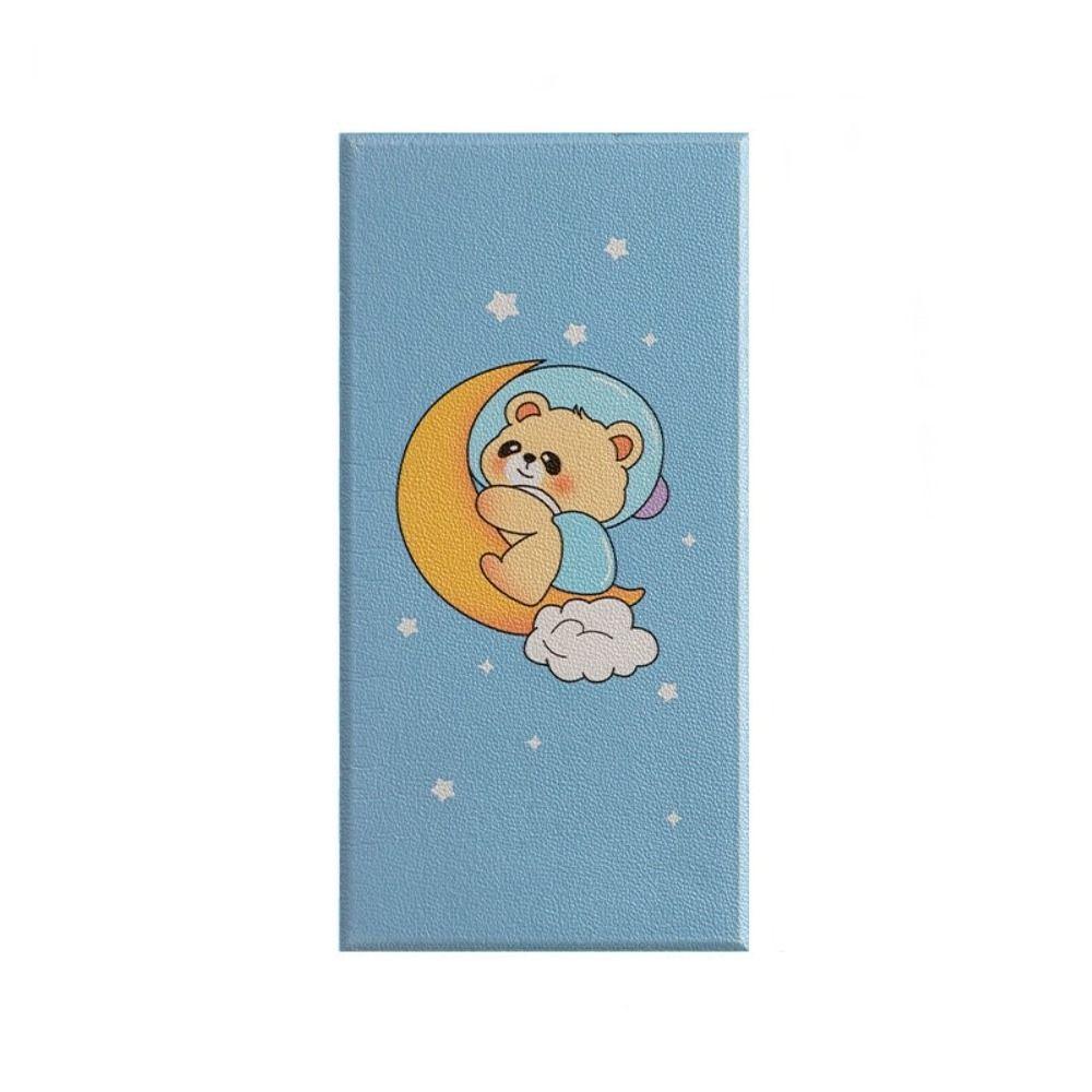 New Anti-collision 3D Wall Sticker Cute cartoon Self-adhesive Soft Cushion Thicken Waterproof Wall Mat Pad Bedroom