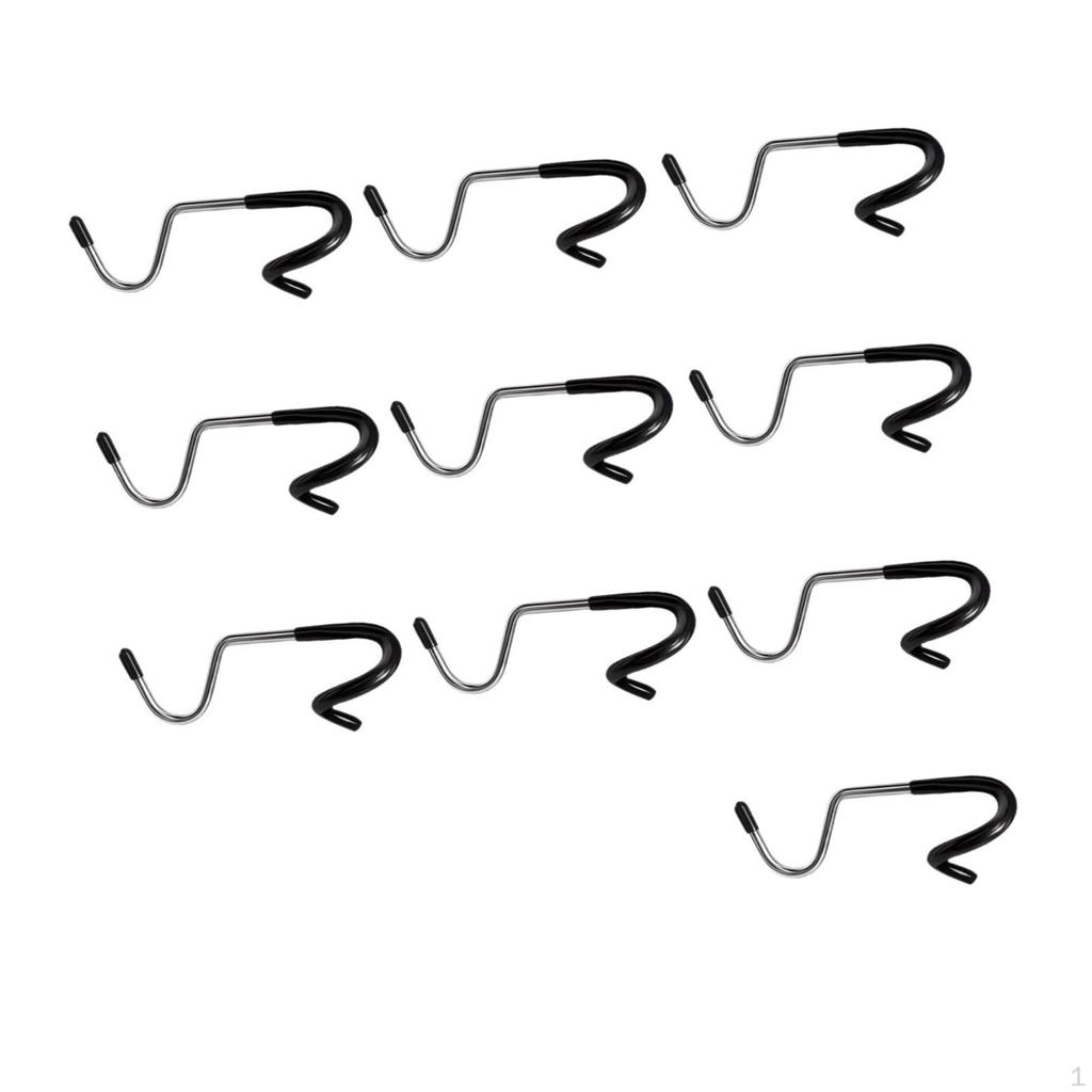 10 Pieces Outdoor Light Hooks Camping Lantern Heavy Duty Hanger Clips Lamp Stand Hook Pole