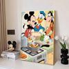 Disney 5D DIY Diamond Painting Heartwarming Illustrations of Mickey and Donald Duck Flying High Cartoon Full Diamond Mosaic Art Wall Decoration Set