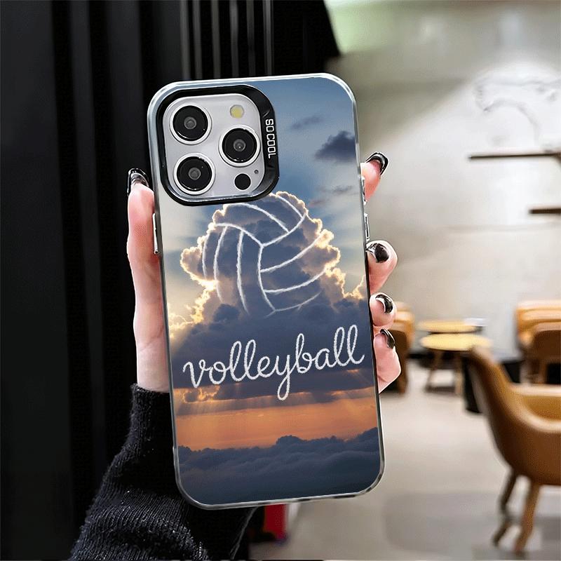 Volleyball Sport Soft Phone Case for iPhone 15 16 17 Pro Max 17Air 16E 14 Plus 13 12 Mini Shockproof Cover Back Shell