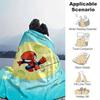 1pc Spider-Man Printing Blanket - Soft, All-Season Throw for Office Blanket,  | Personalized Gift with Adorable Cartoon Design