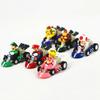 Super Mario Bros Kart Pull Back Car Figures Action Figure Doll Kids Toys 6 Pcs
