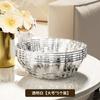 Annual Fruit Plate Living Room Coffee Table Household Light Luxury High-End Exquisite Fruit Plate Crystal Fruit Basin Snack Plate