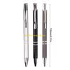 W89C Retractable Ballpoint Pen Office Metal Signing Pen Guest Sign In Pen 1.0MM Tip