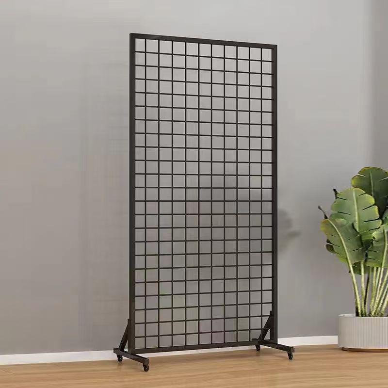 Mobiler Drahtgitter-Ausstellungsständer für Schul- und Kindergartenausstellungen