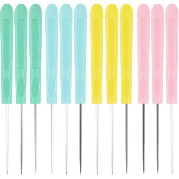 Cookie Decorating Scribe Supplies Icing Scribe Tool for Cake DIY Craft Leather Awl Tool Sewing Stainless Steel Fondant Sugar Stir Needle Biscuit