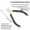 Industrial Pliers Set: 6" Cutting, 5" Diagonal, 8" Electrician's Pliers & Model Scissors