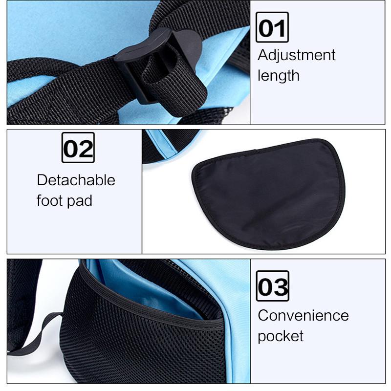 Mochila Respirável para Cão Pequeno - Oxford Mesh Ombro Duplo Bolsa Teddy