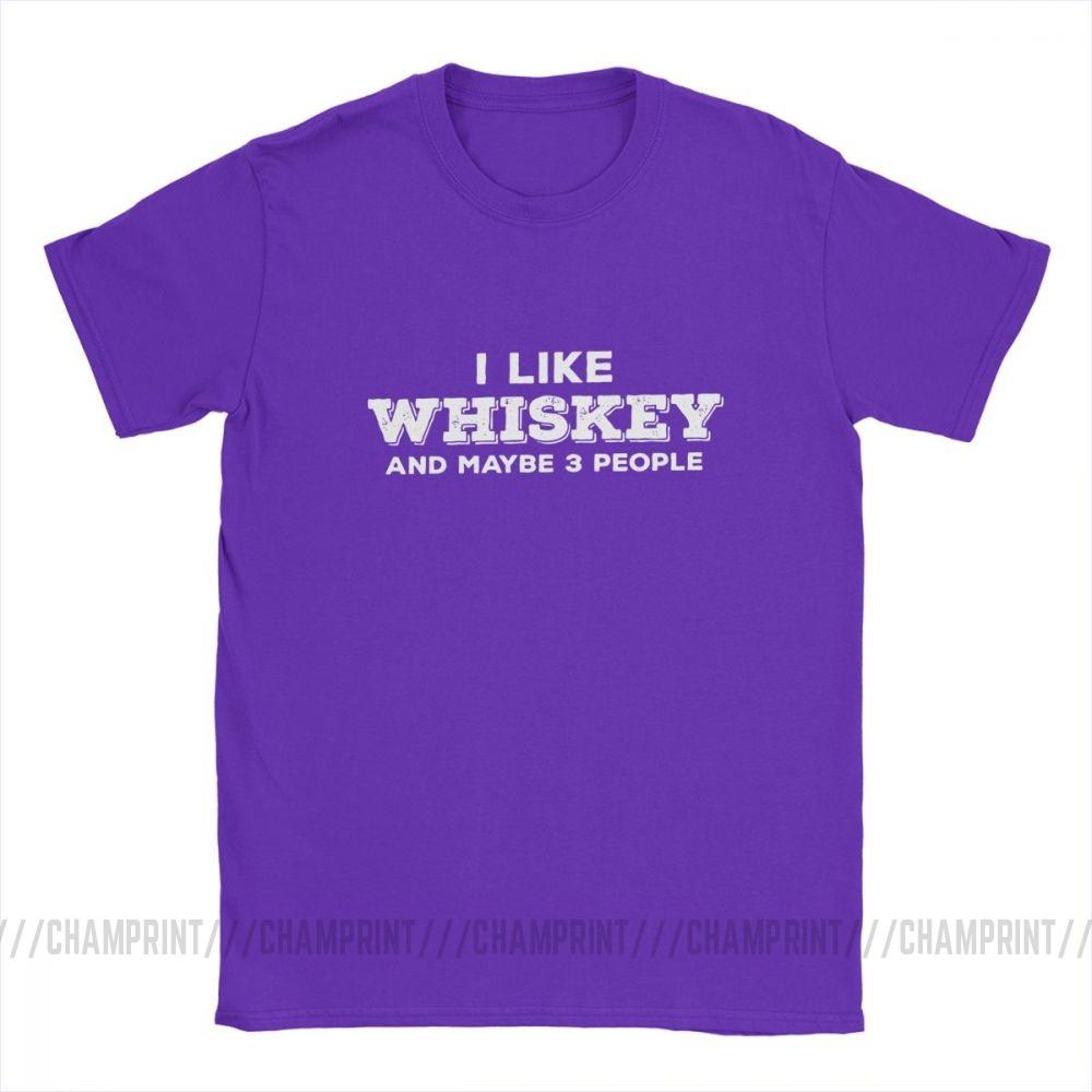 I Like Whiskey And Maybe 3 People Funny T Shirts For Men Malt Whiskey Drinker Lover
