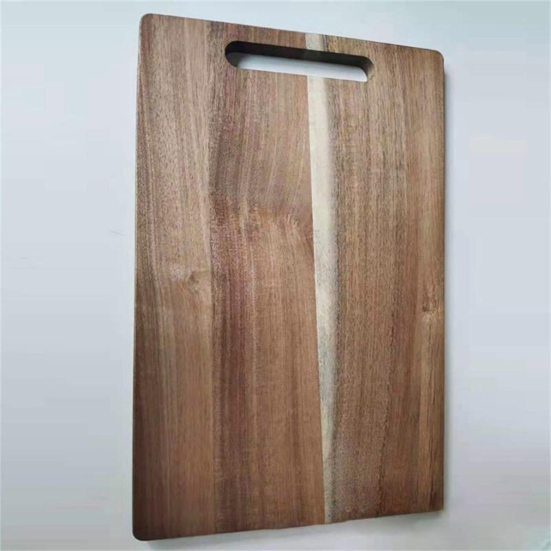 Planche à Découper en Bois d'Acacia Pour une Préparation Alimentaire Sûre Double Face Planche à Découper Naturelle en Bois Essentiel de Cuisine