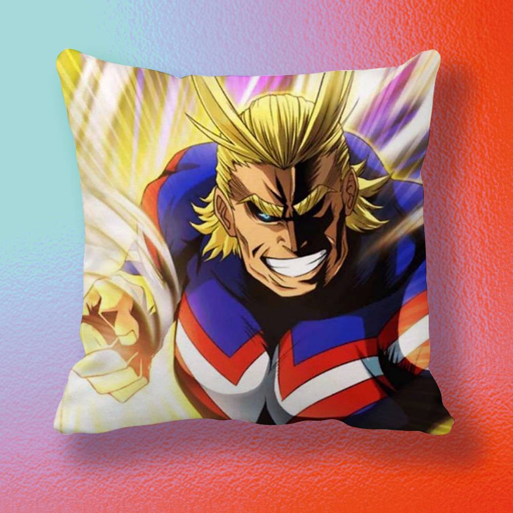 Pc Cartoon Character All Might Pillow Cover Gift High Definition Digital printingSurprise Vivid Pattern Household
