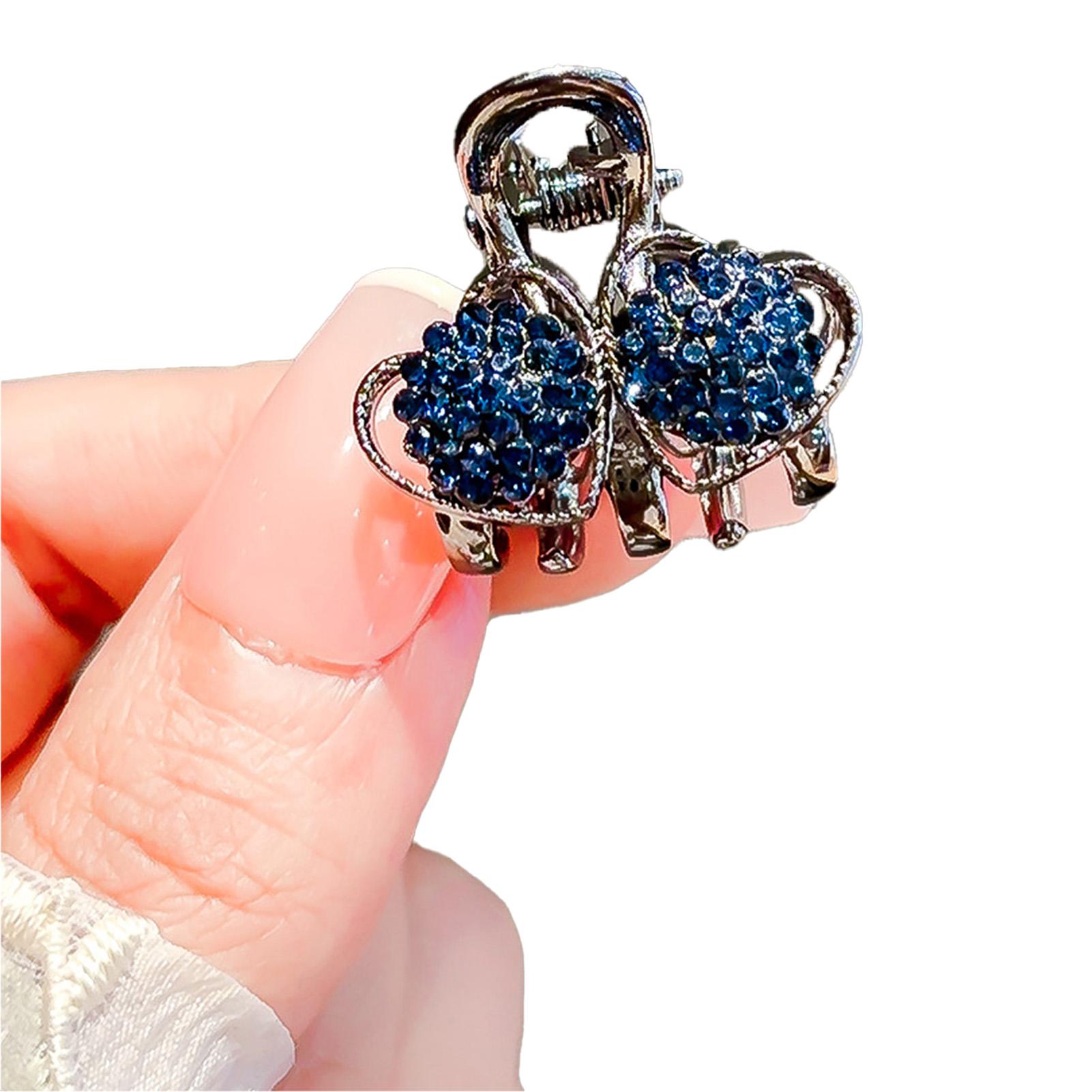

Women Rhinestone Hair Claw Clip Versatile Multi Shape Options Shiny Hair Clips for Thin Thick Long Short Hair