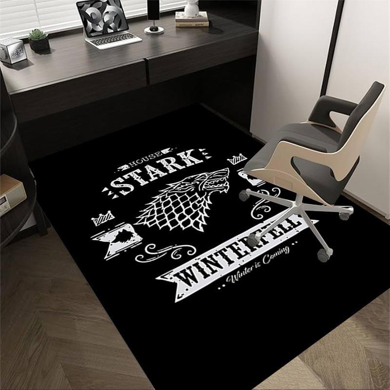 1 Stück Haus Stark Winterfell Teppich, Büroteppich Außenmatte Heimdekoration Bereichsteppich Festival