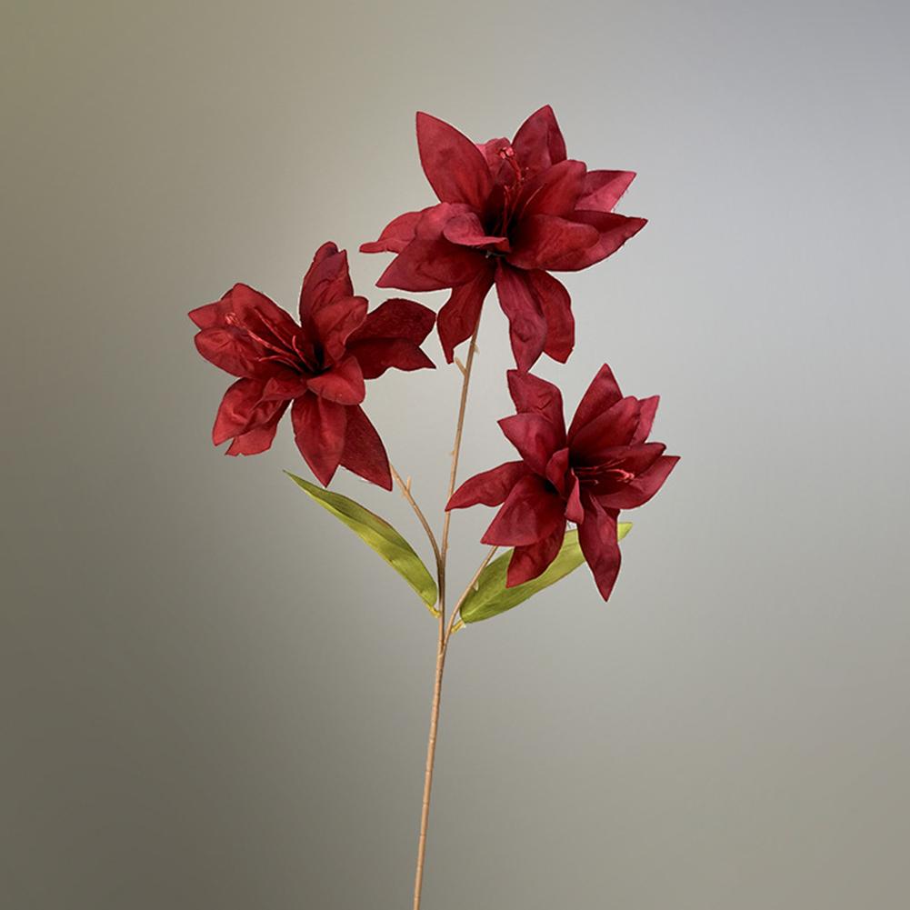Artificial Flowers Small Lily Decoration Elegant Simulation Plants