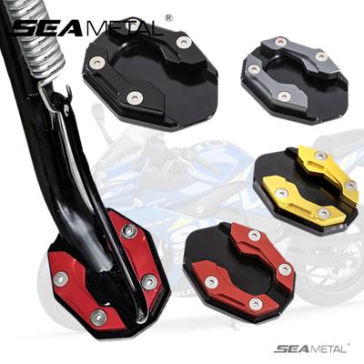 Copertura Cavalletto Laterale Moto Lega di Alluminio Moto Bicicletta Estensione Piede Cavalletto Accessori