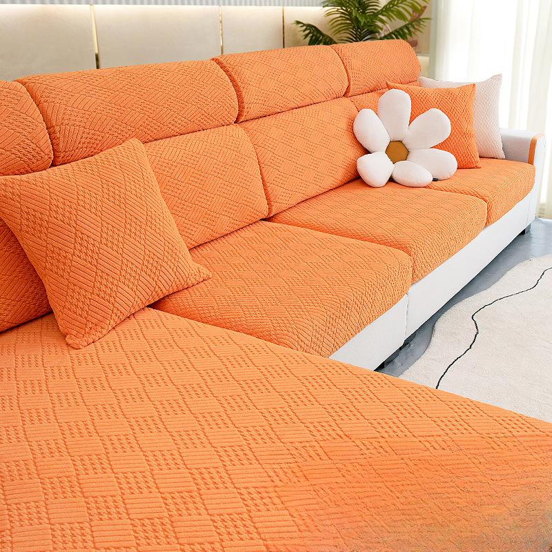 Elastic Sofa Cover Cover All-Inclusive Universal Cover Simple Four Seasons Universal Sofa Cushion Dustproof Cover Cloth