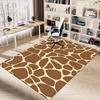 1PC Giraffe Print Animal Skin Pattern Extra Large Non Slip Floor carpet, Office, family, bedroom Large Area Rug Indoor Rugs