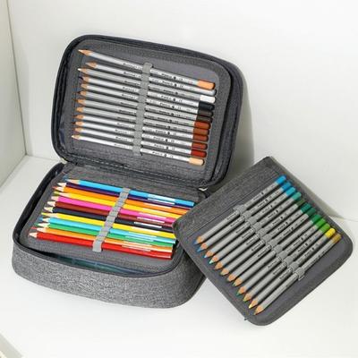 Aesthetic Porous Pencil Case Large Capacity Stationery Pouch Art Storage Pen Case  Art Supplies