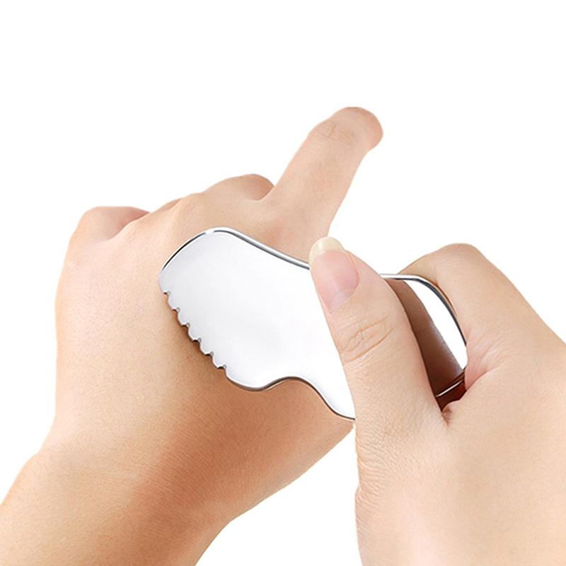 Stainless Steel Gua Sha Stick Deep Tissue Relax Cellulite Massager For Body Slimming Scraping Board Muscle Massage Relaxation