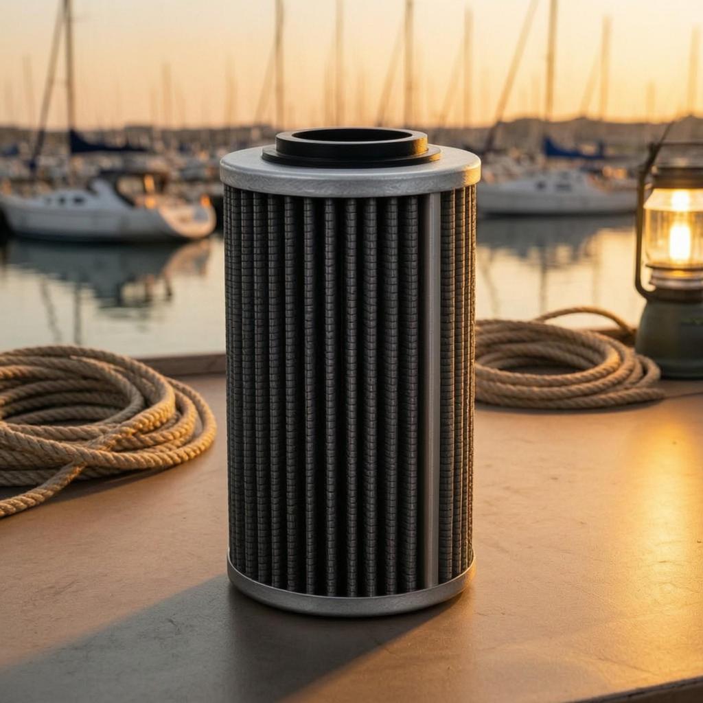 Oil Filter OEM Specification Cylindrical Marine High-Efficiency