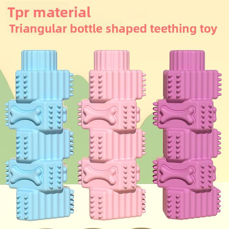 New Pet Toy: Sound-sounding Ball, Chewable Teething Bottle, Creative Shape, Durable and Boring Dog Toy