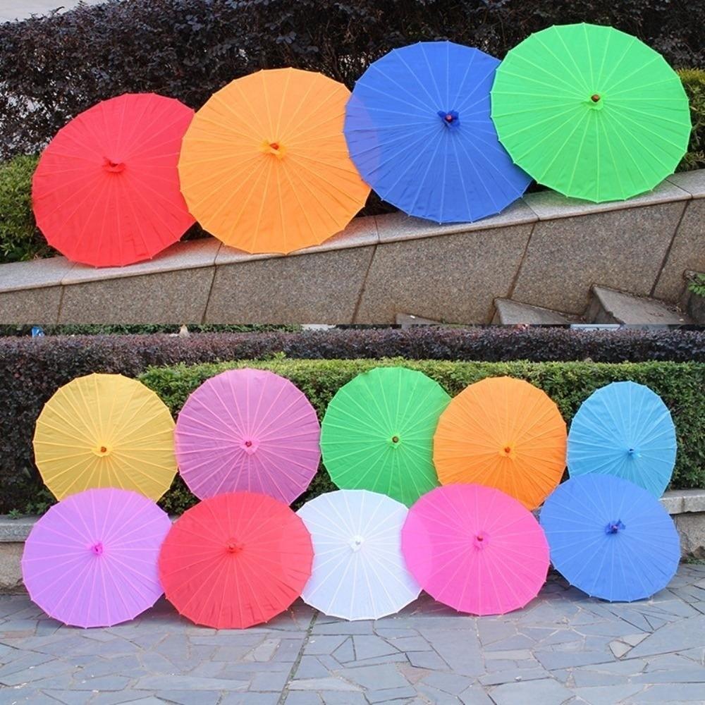 DIY Painting Paper Umbrella Kids Blank Paper Umbrella Vintage Handmade Paper Umbrella  Dance Prop