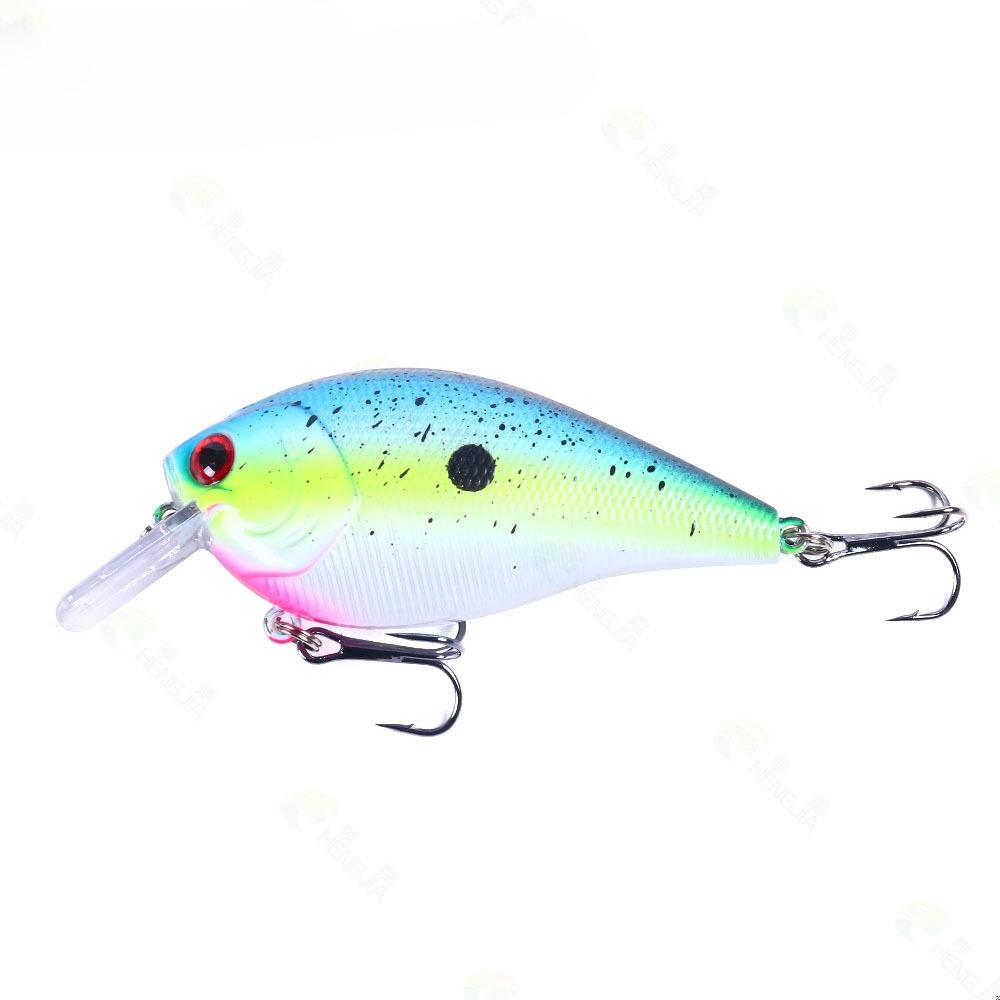 1pcs 8.5cm 15g Rattling Shallow Diving Crankbait Artificial Wobbler for Bass Pike Hard Bait Fishing Lure Tackle Baits 6 Colors