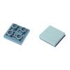 11203 Size 2x2 Reverse Light Panel Building Blocks Moc 2*2 Bricks Assemble Particles Smooth DIY Educational Creative Toy for Kid