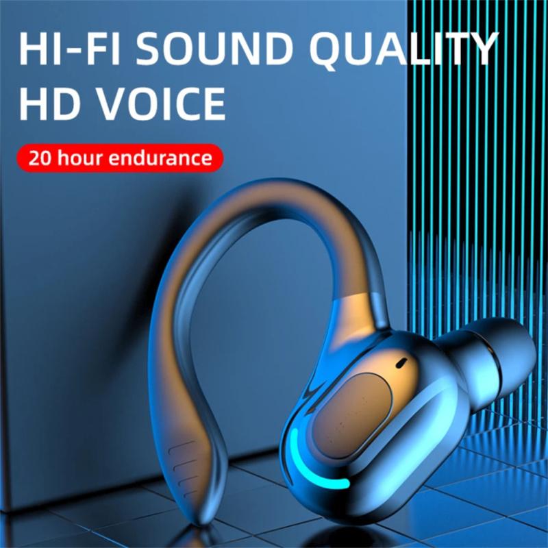 M-f8 Bluetooth-kompatible 5.2 Drahtlose Kopfhörer Mini Business Ohrhaken-Typ Hifi Subwoofer Rausch