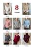 2025 A/W Women's Ribbed Cashmere Half-Zip Stand Collar Sweater