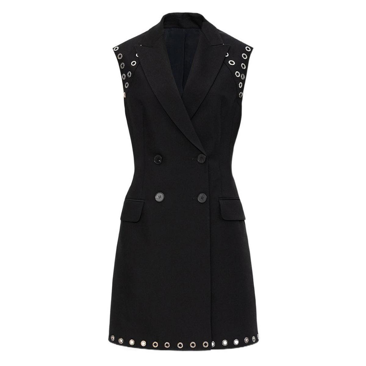 In stock: new sleeveless slimming sexy little black dress, light luxury dress, women s fashion dress, suit short skirt, 2364 S