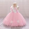 Baby Girls Princess Dress Wedding Flower Girl Tulle Bow Gown Birthday Party