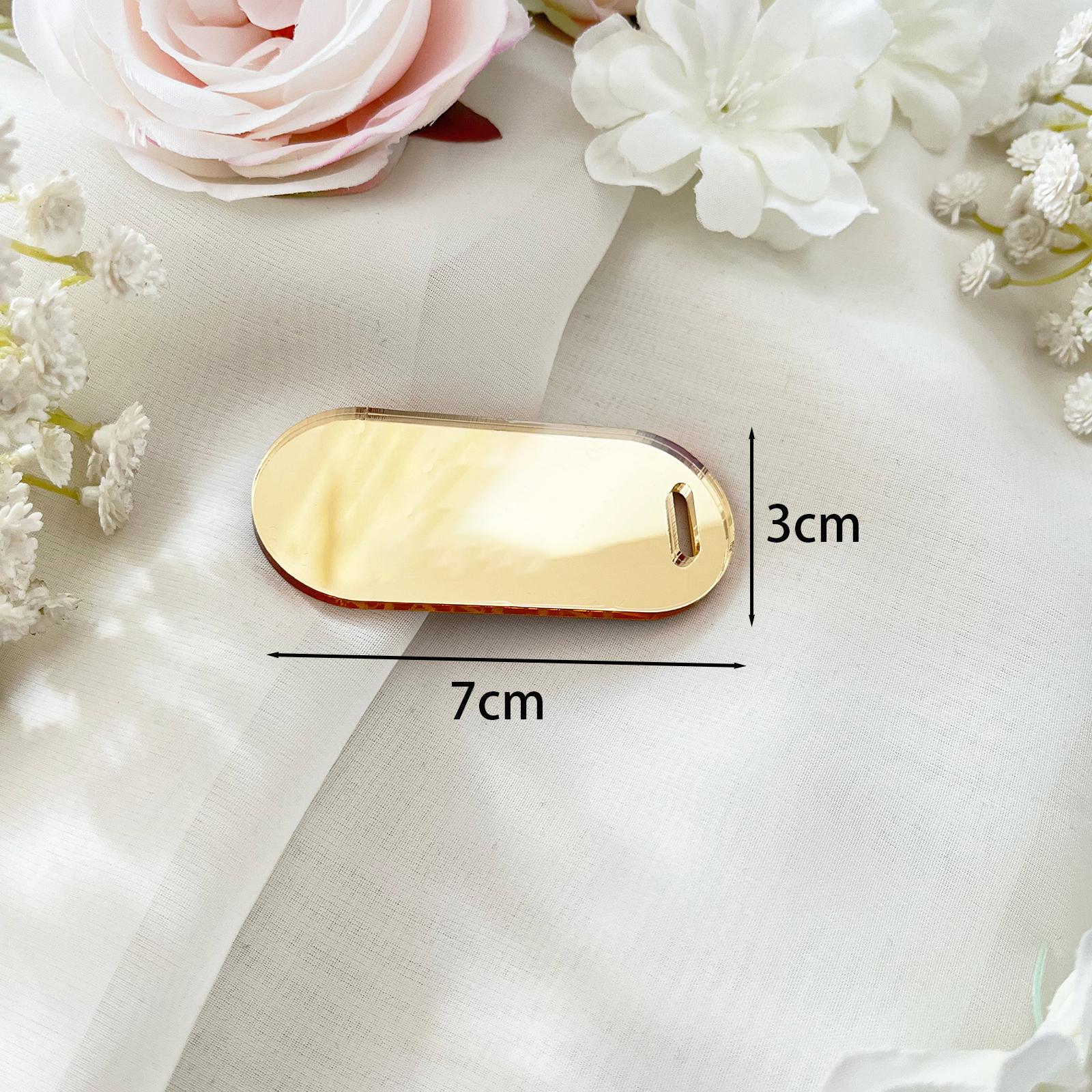 

30/50/100PCS Blanks Mirror Acrylic Place Cards Luxury Wedding Place Cards, Wedding Guest Name Cards,Clear/Frosted Name Tags 30 pieces