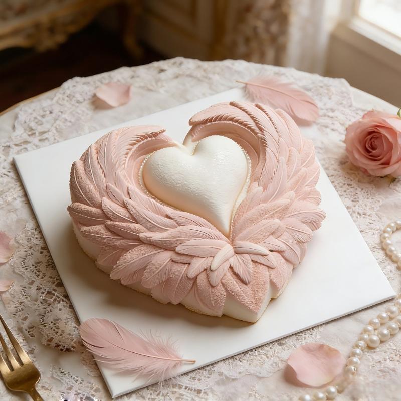 Unique Heart Silicone Molds Fondant Mousses Cake Molds Making Pastry Chocolate Molds Baking Decorating Tool Nonstick