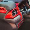 For Toyota Camry 2018      Carbon Fiber Side Front Air Condition Vent Outlet Cover Trim Interior Accessories