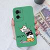 Veske for OPPO A91 A76 A73 A93 A72 A78 A94 A8 AX7 telefondeksel Cute Cat Støtsikker matt myk silikon Anti-fall kamerabeskyttelse for OPPO støtfanger