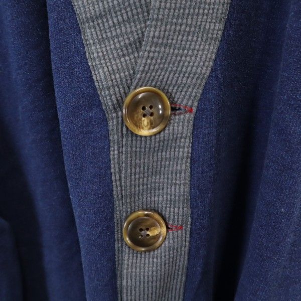 Brand new HB Long sleeve cardigan XL blue gray Men's Used