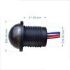 Mini Einbau 220V Outdoor Wasserdicht Körperinfrarot Sensor Schalter LED Regensicher Intelligenter Sensor Fühler