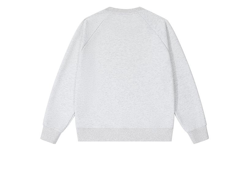 320g Cotton Bead Solid Color Raglan Sleeve Round Neck PP Bright Camouflage Bear Unisex Sweatshirt