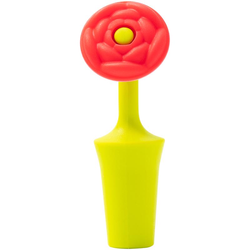

Silicone Flower Wine Bottle Stopper - Food Grade Preservation Cap