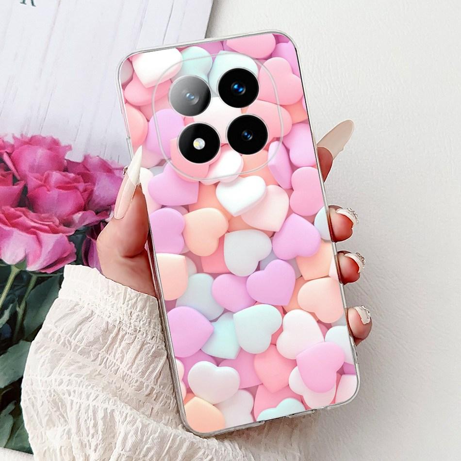 For Xiaomi Redmi Note 14 Pro+ Elegant Floral Butterfly Phone Case For Redmi Note14 Pro Plus 5G Soft Silicone TPU Cases