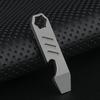 Titanium Alloy Pocket Multitool Mini Pry Bar Crowbars Screwdriver Bottle Opener Gadget Camping Hiking Repair Men Gifts