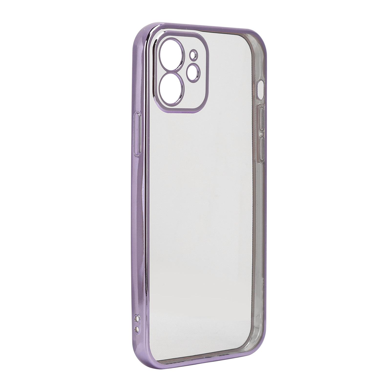 SULADA Mobile Phone Covers Electroplating Full Body TPU Phone Protective Case for iPhone 12